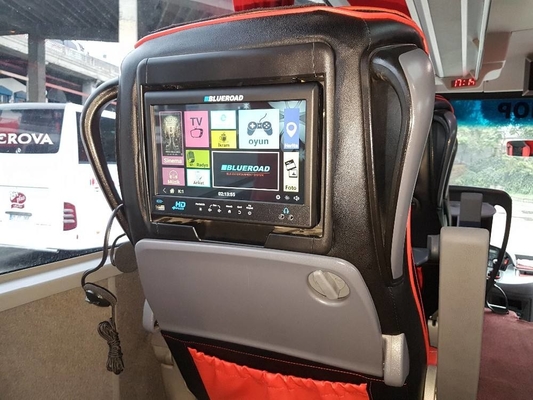 Tampilan Layar LCD Headrest TV OEM 10.1 inci Untuk Bus Mobil